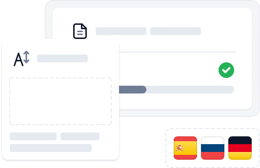 Manage translation projects